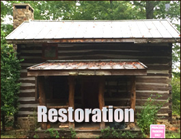 Historic Log Cabin Restoration  Escambia County, Alabama