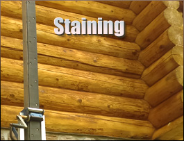  Escambia County, Alabama Log Home Staining